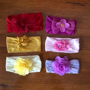 Baby Bling Bows Bundle of 6